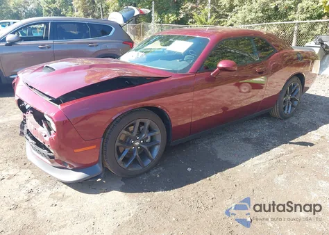 2022 Dodge Challenger Gt из США, поврежденный, VIN 2C3CDZJG0NH263789